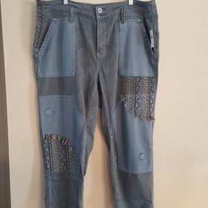 Pilcro The Camp Wanderer Patchwork Pants Size 18W